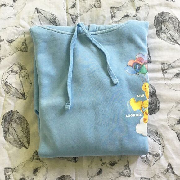 ♡ Care Bears x Samii Ryan ♡ UP IN THE SKY HOODIE + Free Earrings - S - Picture 2 of 7